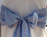 Taffeta Wedding Chair Sashes